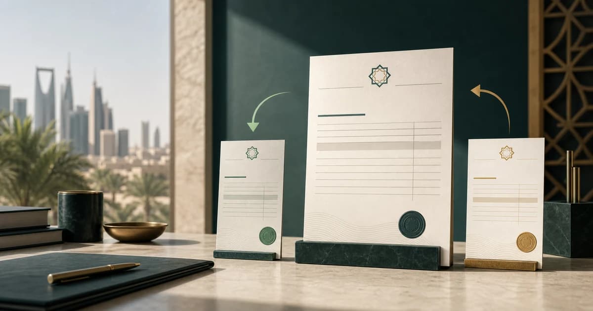 فاتورة أصلية مرتبطة بإشعار دائن وإشعار مدين